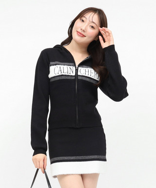 アソートジャガードニットフーディー