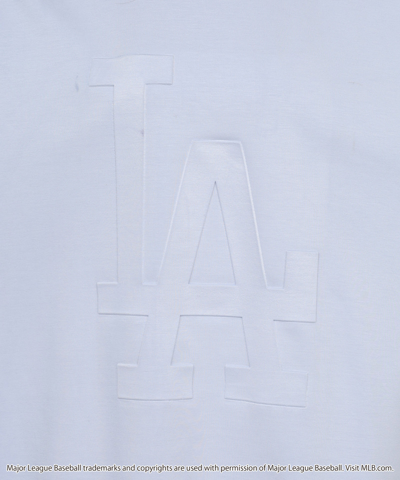 【GirlsAward2025 A/W 加藤 史帆様着用】【MLB】エンボスロゴBIGリボンコールドショルダーチュニック 詳細画像 ブルー 3