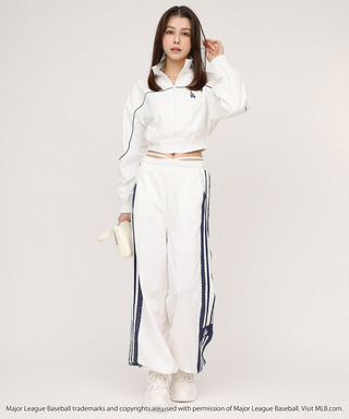 【GirlsAward2025 A/W 小川 桜花様着用】【MLB】トラックジャケット/レースラインパンツセットアップ