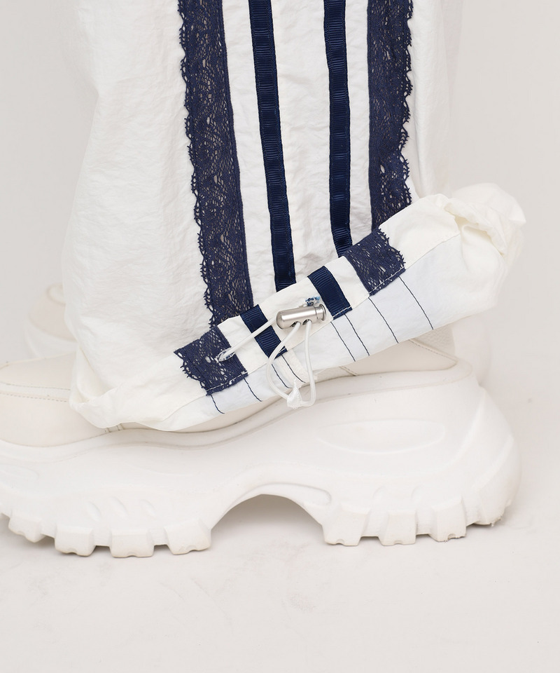 【GirlsAward2025 A/W 小川 桜花様着用】【MLB】トラックジャケット/レースラインパンツセットアップ 詳細画像 オフホワイト 11