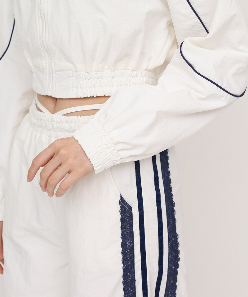 【GirlsAward2025 A/W 小川 桜花様着用】【MLB】トラックジャケット/レースラインパンツセットアップ 詳細画像 オフホワイト 6