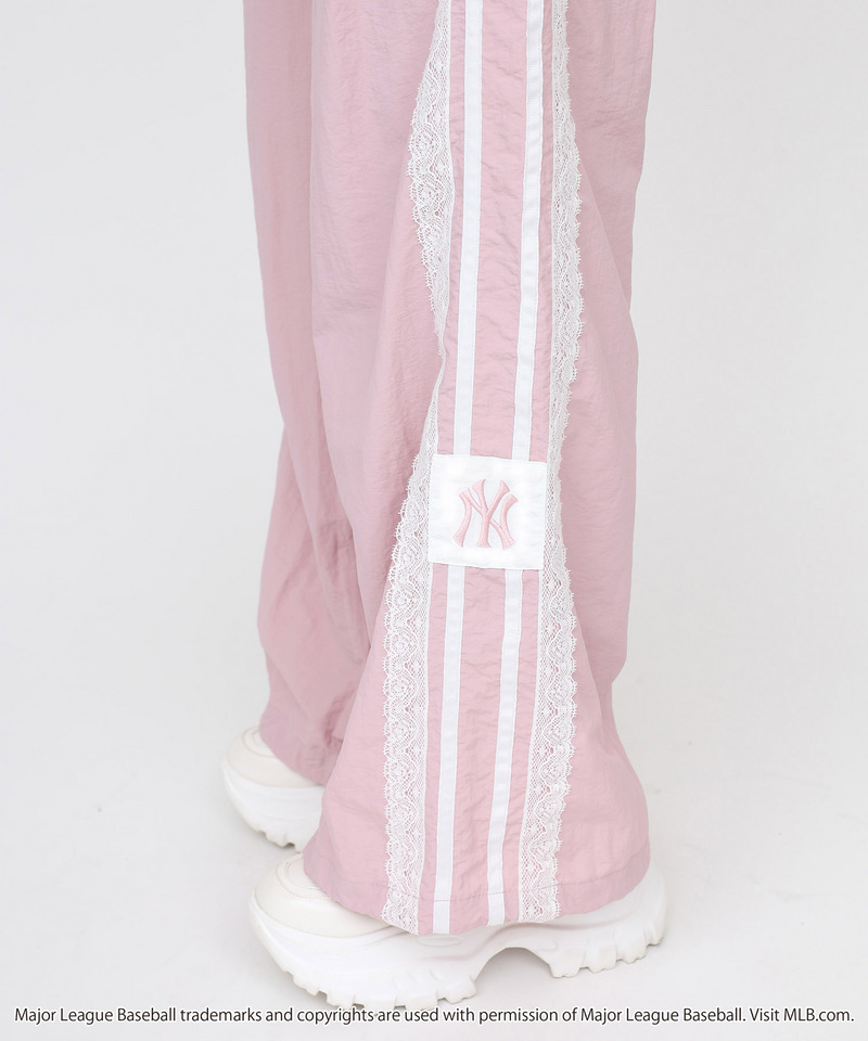 【GirlsAward2025 A/W 小川 桜花様着用】【MLB】トラックジャケット/レースラインパンツセットアップ 詳細画像 ピンク 4