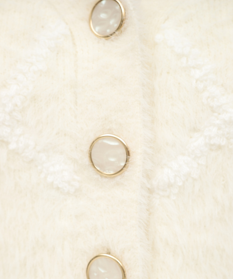 シャギーチェックアンサンブル 詳細画像 オフホワイト 6