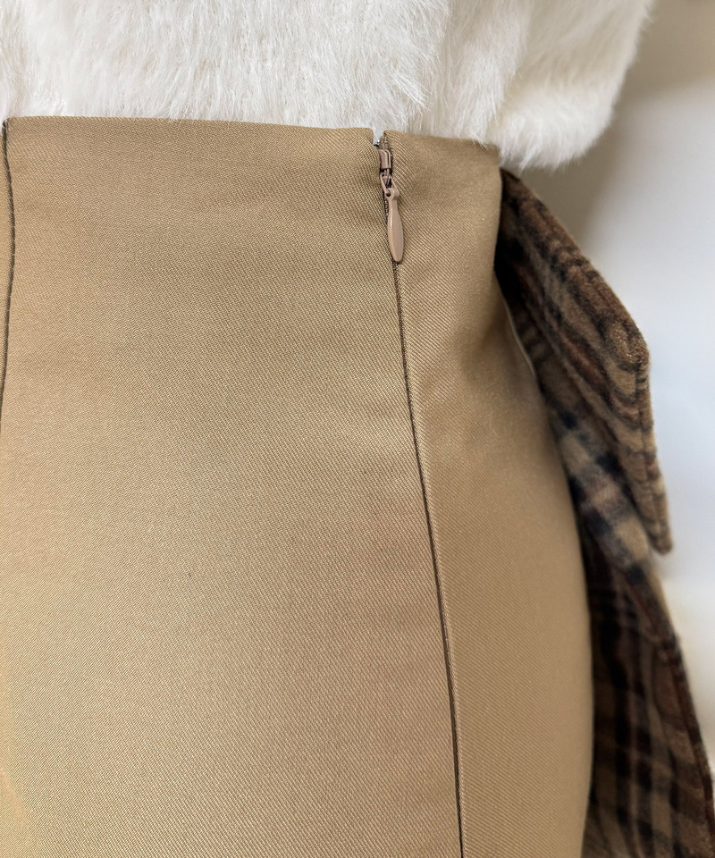 ビックリボンミニスカート 詳細画像 キャメル 6