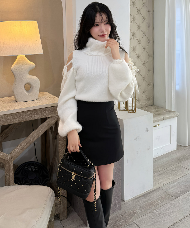 ビックリボンミニスカート 詳細画像 ブラック 6