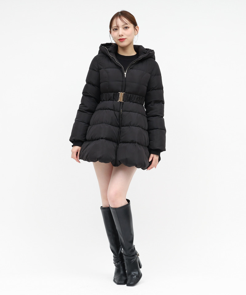 ドレスミドルパフィーコート 詳細画像 ブラック 13