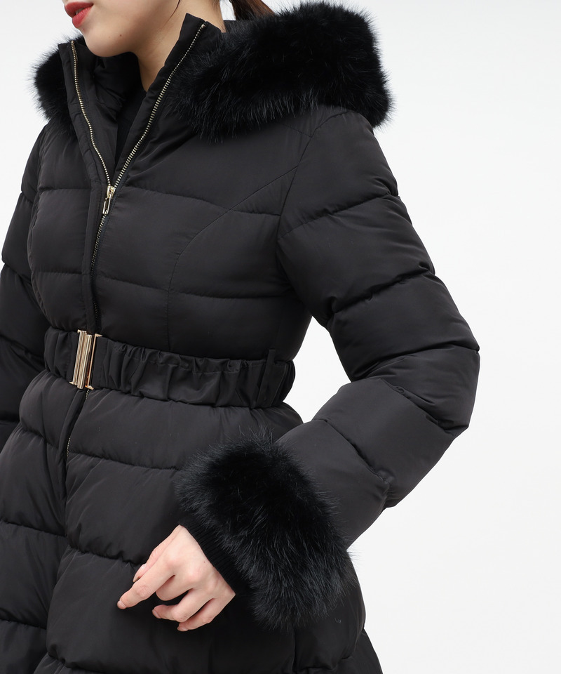 ドレスミドルパフィーコート 詳細画像 ブラック 9