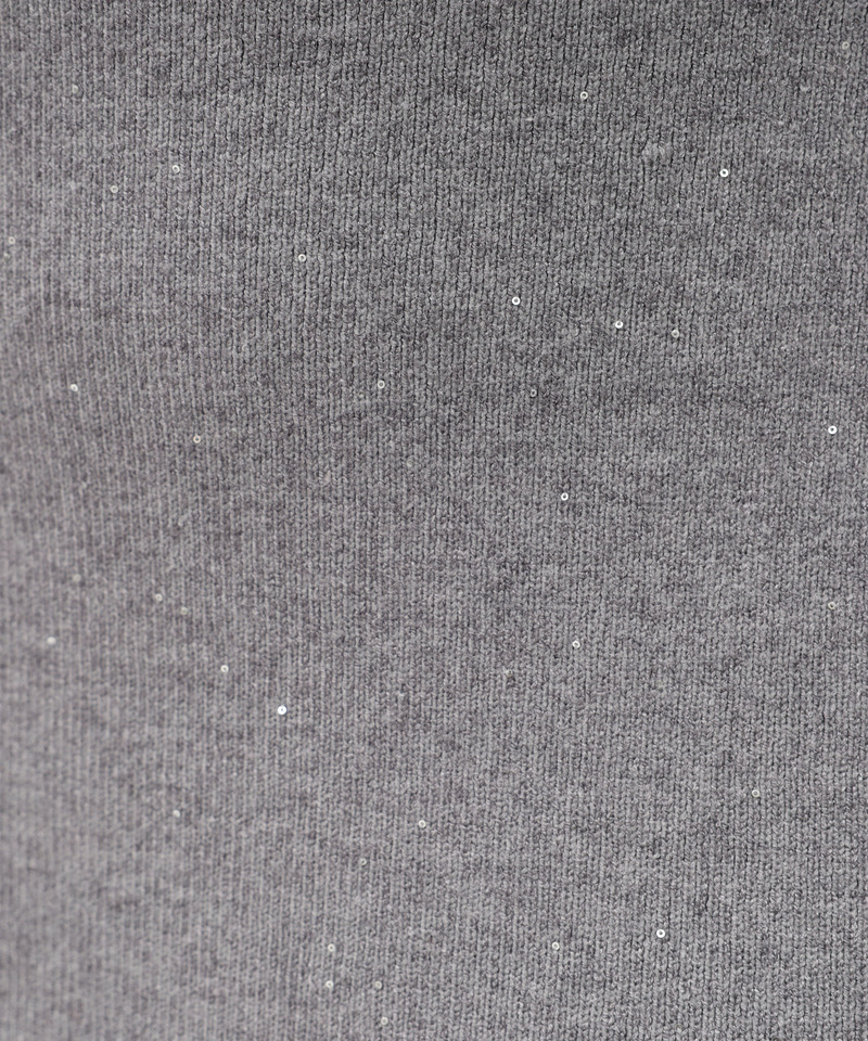 スパンコールニットタイトワンピース 詳細画像 グレー 7