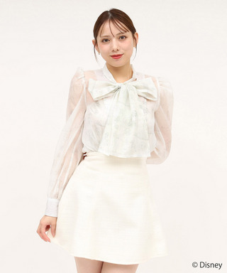【Disney】プリンセス/リボンシアーブラウス