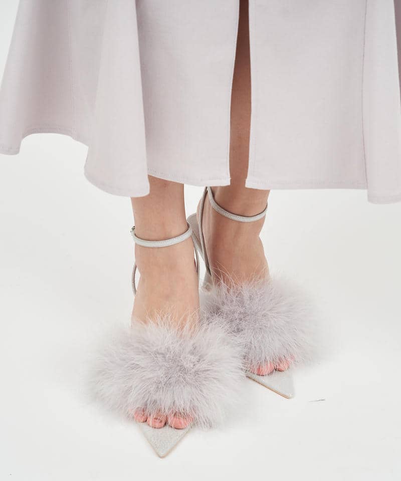 ドレスファーストラップミュール 詳細画像 ライトグレー 1