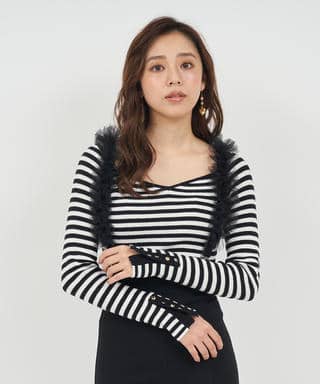 チュールサスペンダー