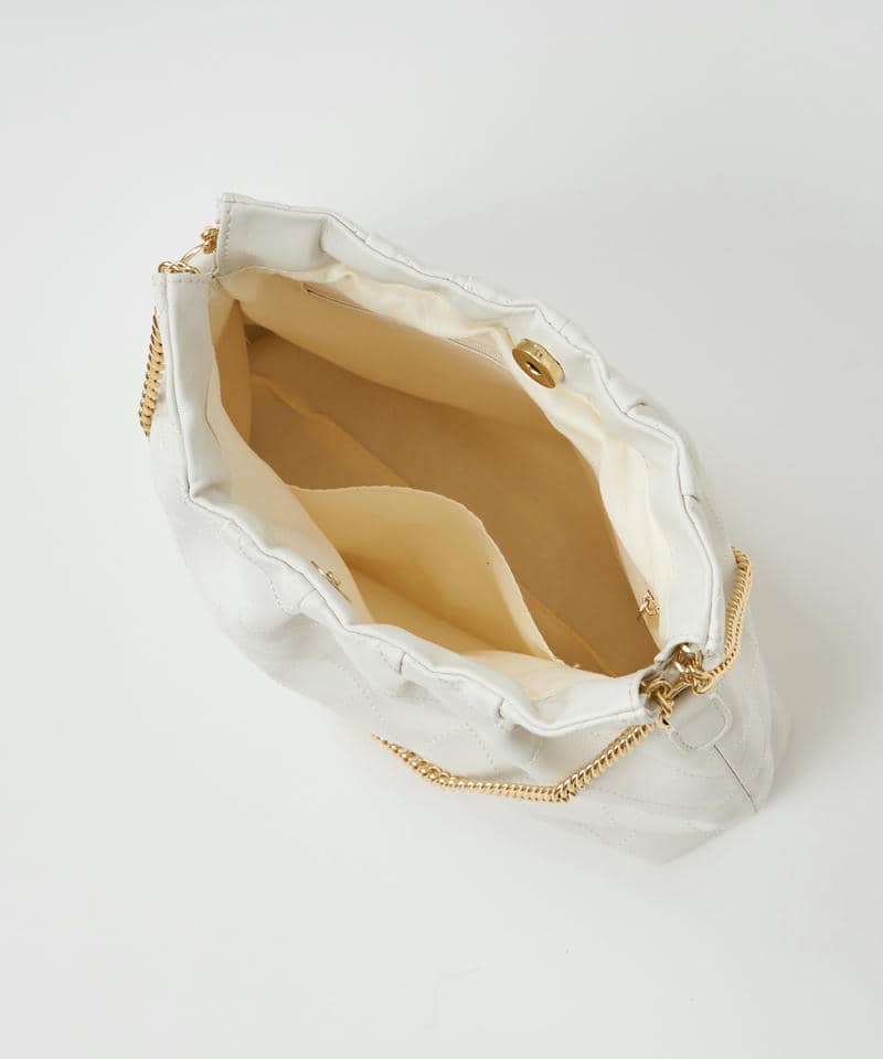 オリジナルキルティングチェーントートBAG 詳細画像 オフホワイト 8