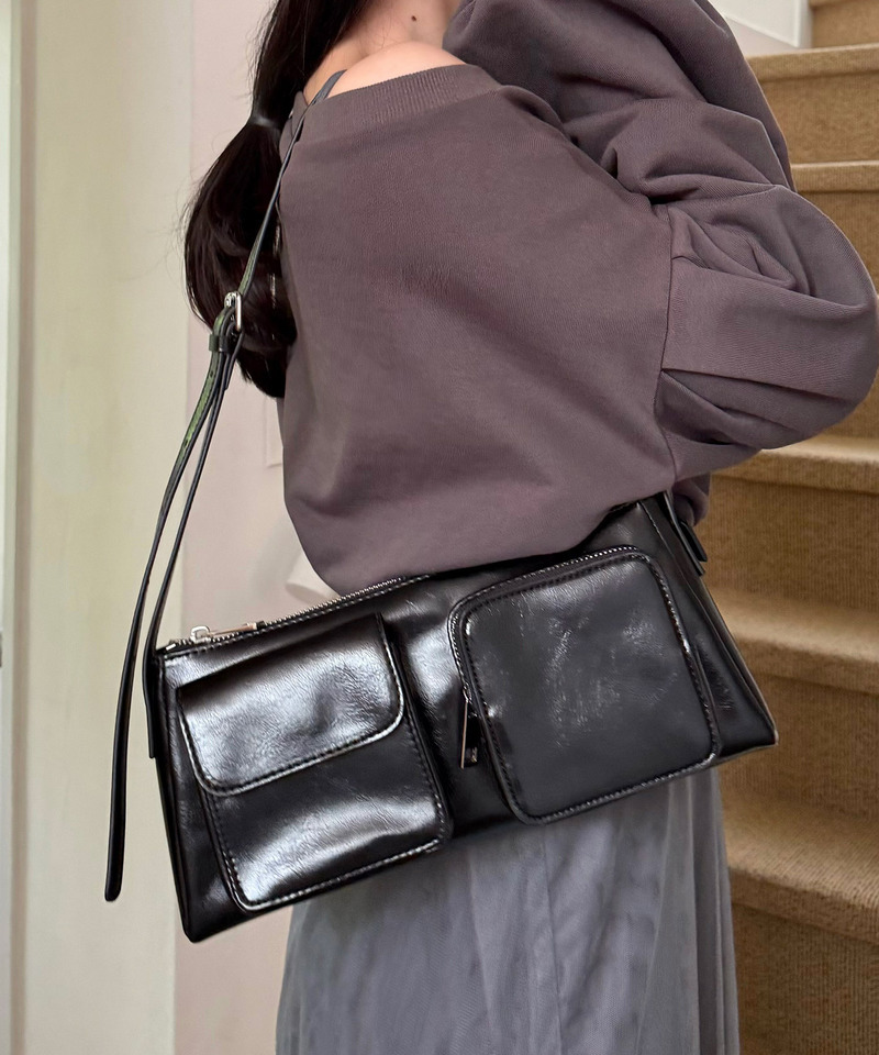 マルチポケットショルダーBAG 詳細画像 ブラック 2