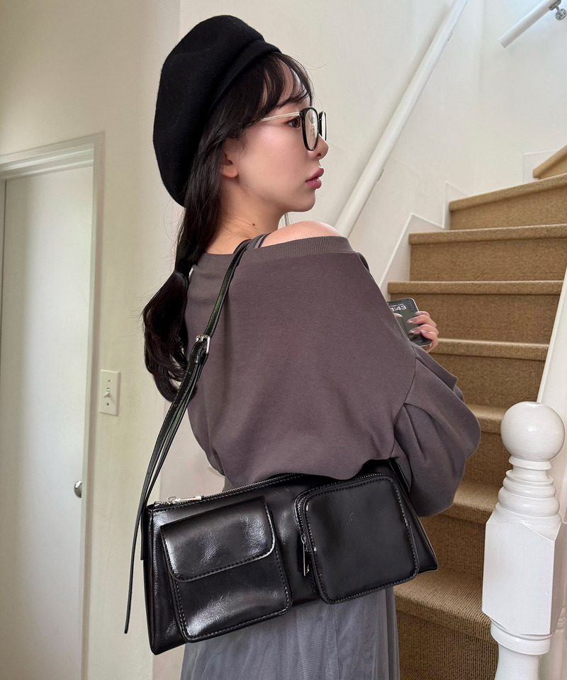 マルチポケットショルダーBAG 詳細画像 ブラック 3