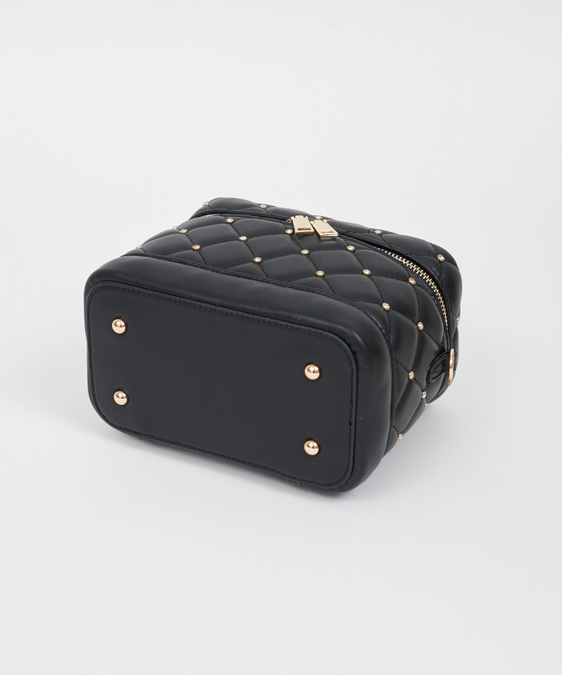 キラキラヴァニティーBAG 詳細画像 ブラック 4