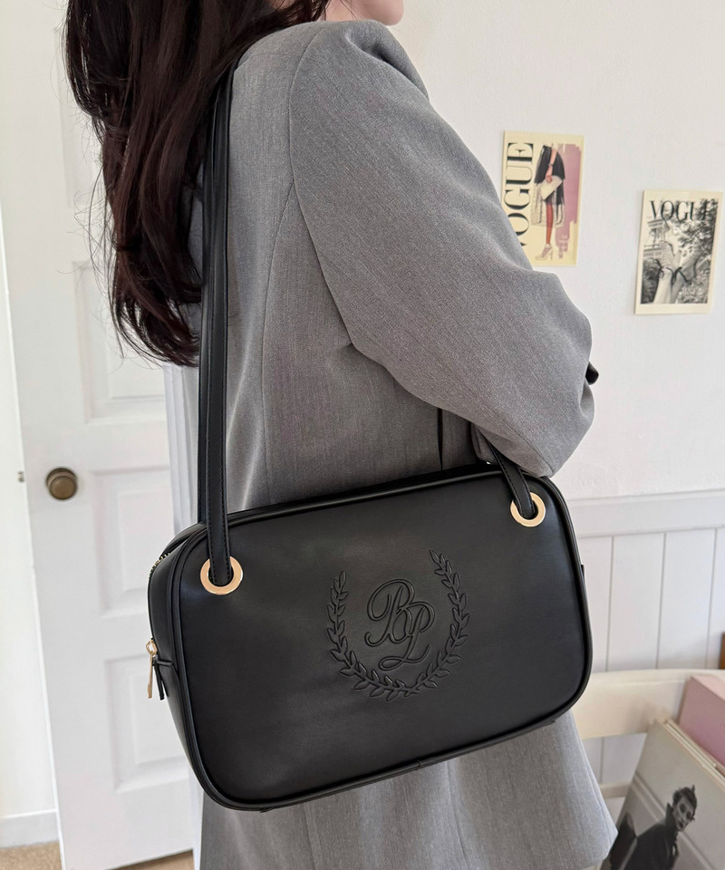 エンボススクエアトートBAG 詳細画像 ブラック 3