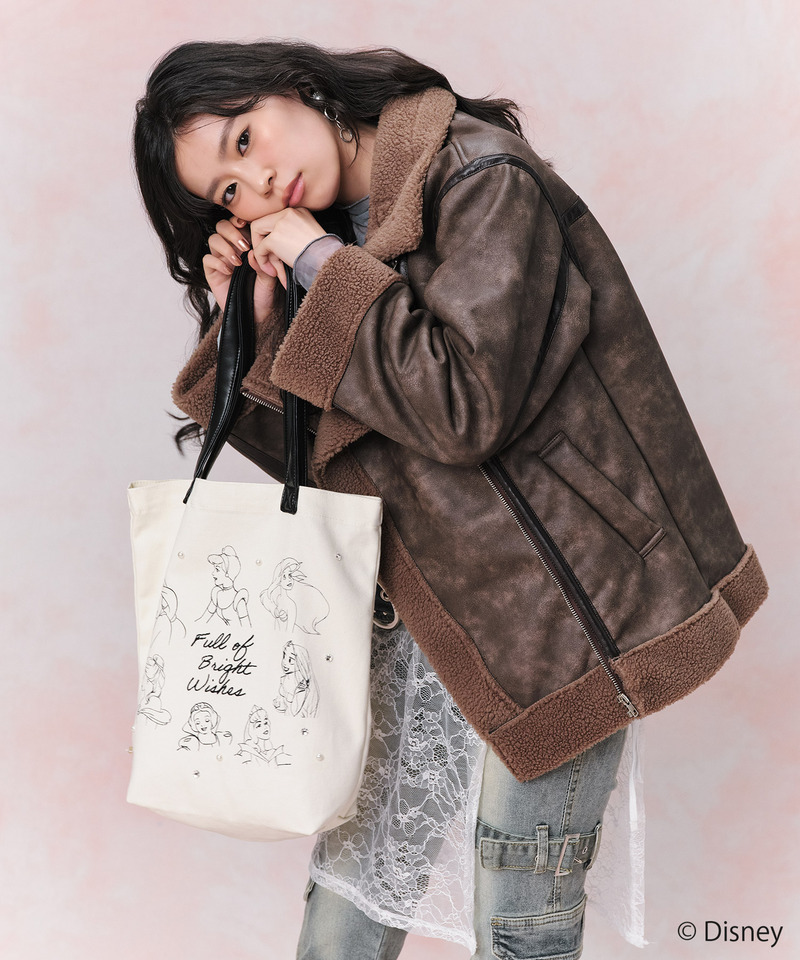 【Disney】プリンセス/トートBAG 詳細画像 オフホワイト 1