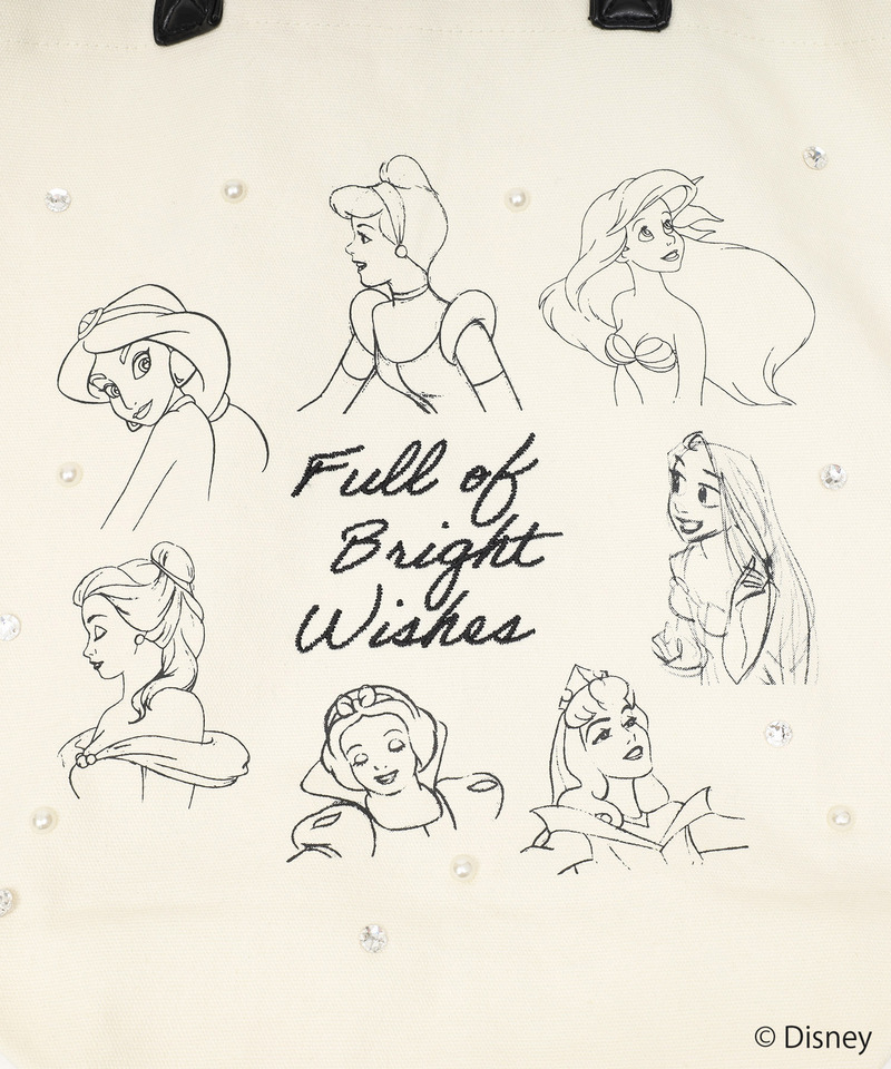 【Disney】プリンセス/トートBAG 詳細画像 オフホワイト 3