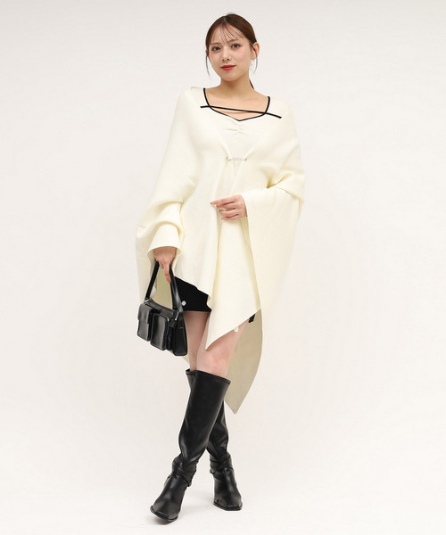 ポンチョストール 詳細画像