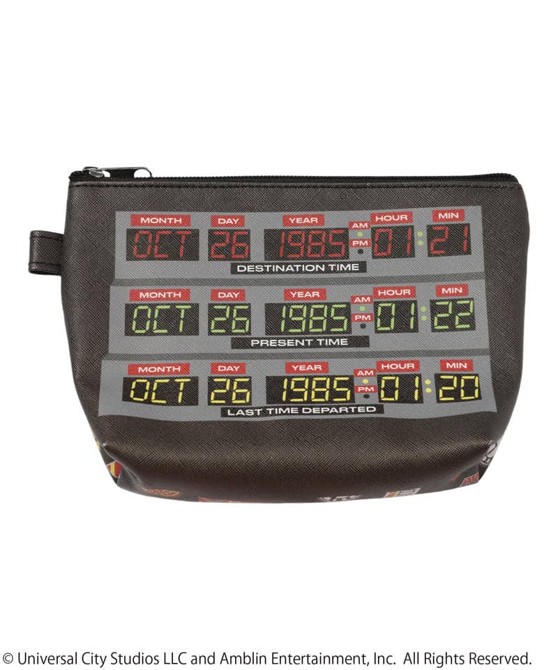 【BACK TO THE FUTURE】 アイコン/ポーチ(PONEYCOMB TOKYO) 詳細画像 ブラック 1