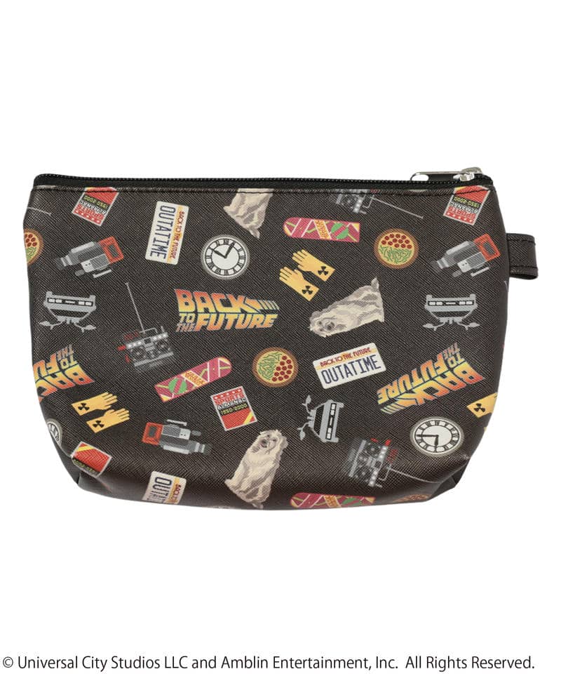 【BACK TO THE FUTURE】 アイコン/ポーチ(PONEYCOMB TOKYO) 詳細画像 ブラック 2