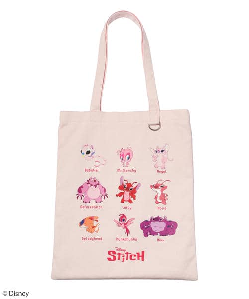 【Disney】試作品/トートバッグ(ピンク)(PONEYCOMB TOKYO) 詳細画像