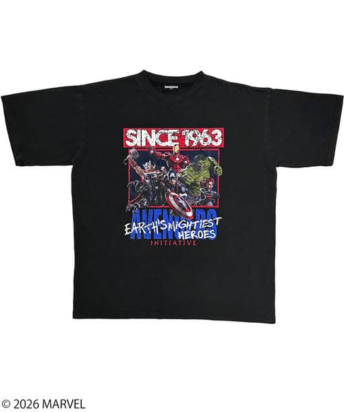 【MARVEL】アベンジャーズ/3Dアート/Tシャツ(PONEYCOMB TOKYO) 詳細画像