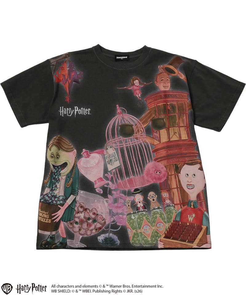 【Harry Potter】ウィーズリー・ウィザード・ウィーズ/Tシャツ(PONEYCOMB TOKYO) 詳細画像 ブラック 1