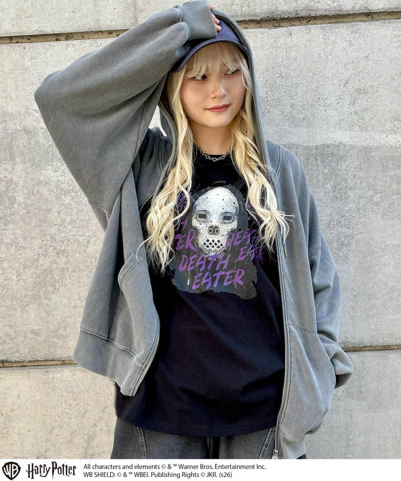 【Harry Potter】デス・イーター/Tシャツ(PONEYCOMB TOKYO) 詳細画像 ブラック 2