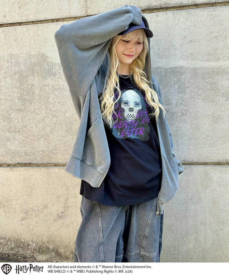 【Harry Potter】デス・イーター/Tシャツ(PONEYCOMB TOKYO) 詳細画像 ブラック 3