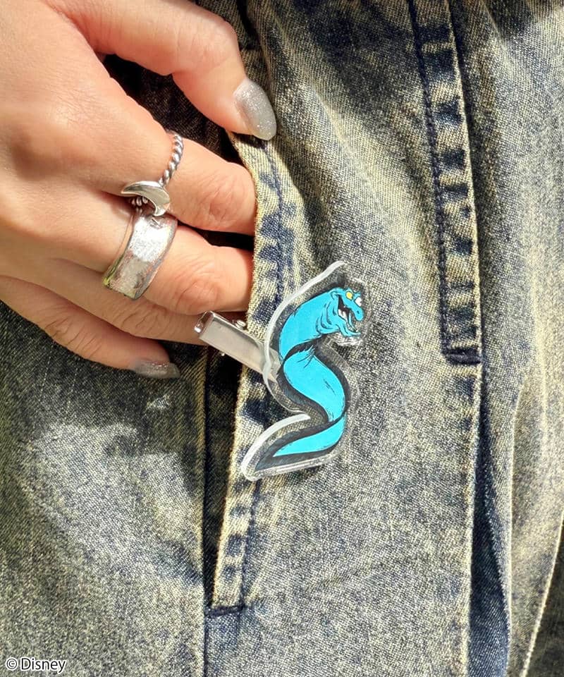 【Disney】ジェットサム&フロットサム/ヘアクリップ(PONEYCOMB TOKYO) 詳細画像 クリア 6