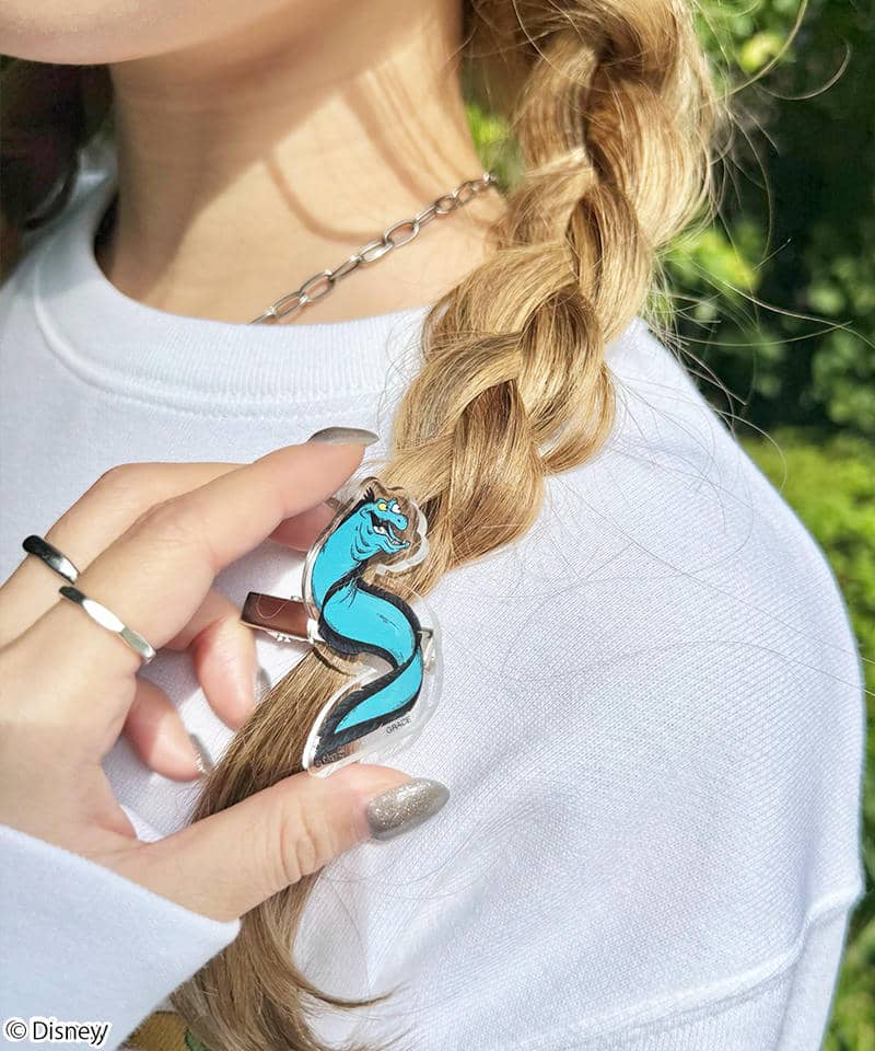 【Disney】ジェットサム&フロットサム/ヘアクリップ(PONEYCOMB TOKYO) 詳細画像 クリア 7