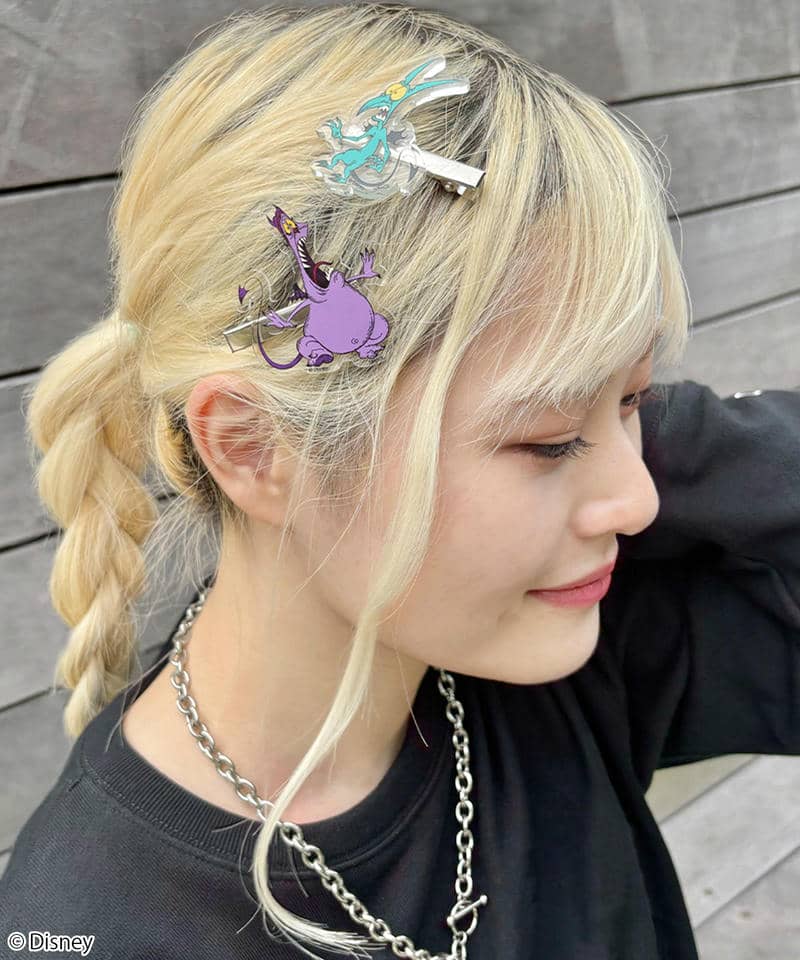 【Disney】ペイン&パニック/ヘアクリップ(PONEYCOMB TOKYO) 詳細画像 クリア 4