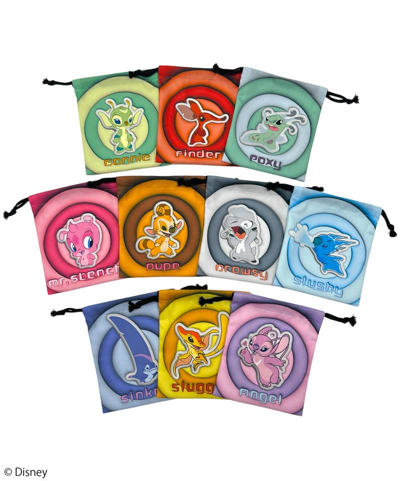【Disney】試作品10種(第2弾)/ブラインド巾着(PONEYCOMB TOKYO) 詳細画像 配色 1