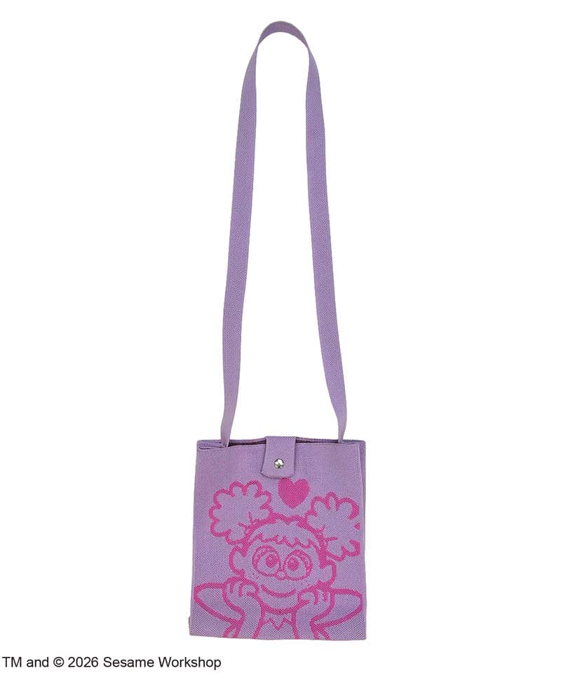 【SESAME STREET】アビー/ニットバッグ(PONEYCOMB TOKYO) 詳細画像 パープル系 2