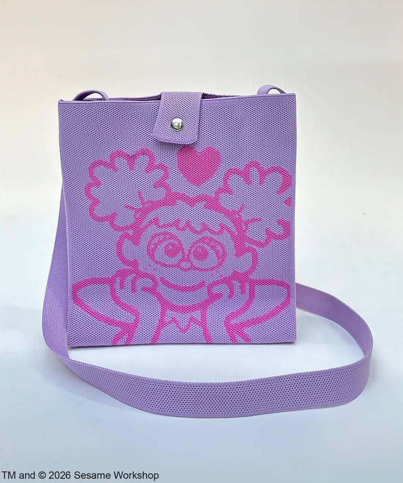 【SESAME STREET】アビー/ニットバッグ(PONEYCOMB TOKYO) 詳細画像 パープル系 5