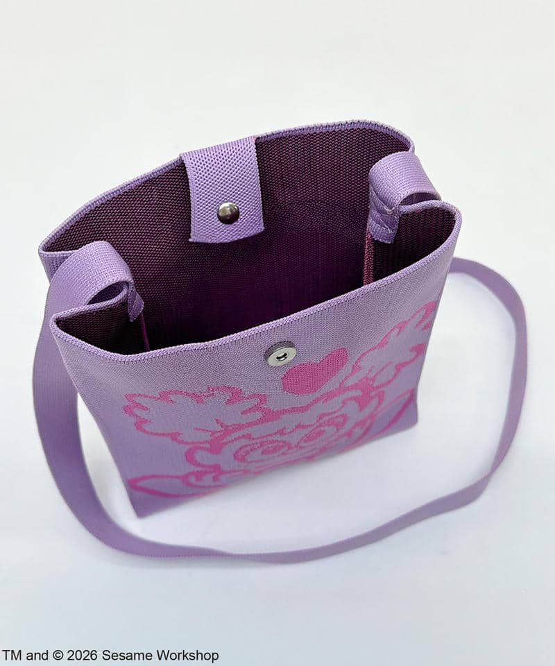 【SESAME STREET】アビー/ニットバッグ(PONEYCOMB TOKYO) 詳細画像 パープル系 6
