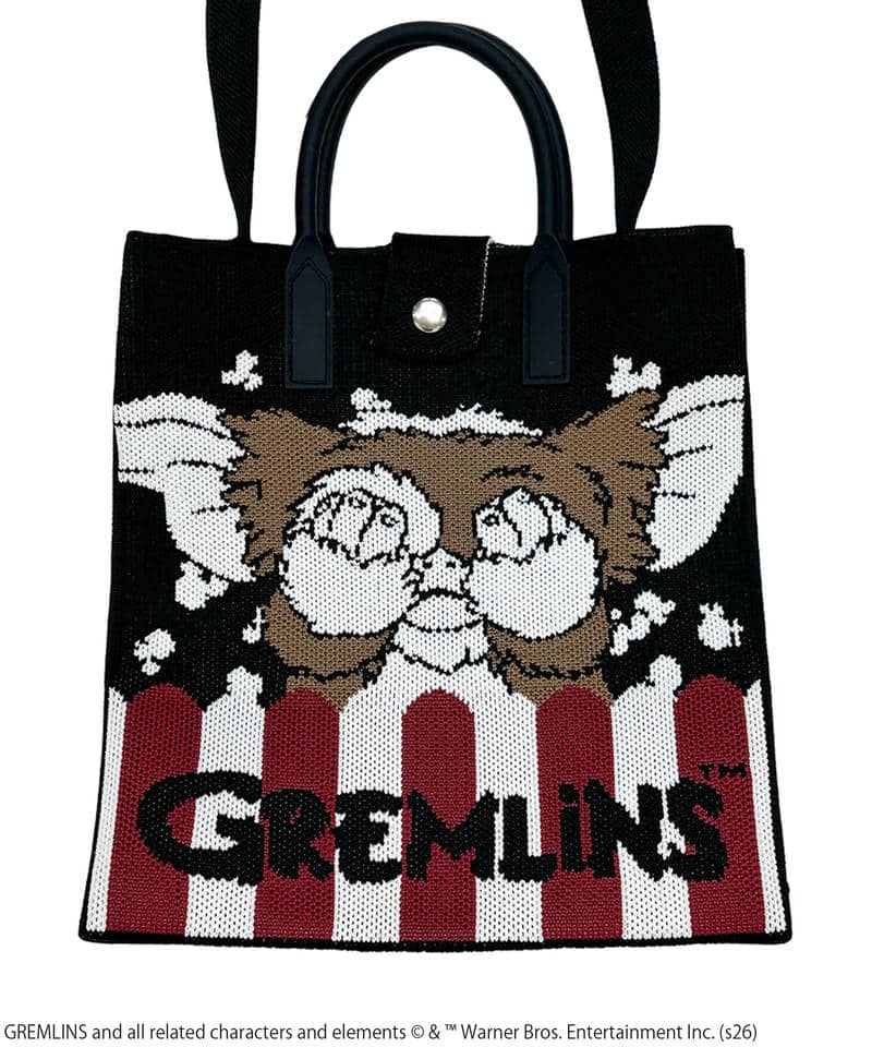 【GREMLINS】グレムリン/ギズモ/ニットバッグ(PONEYCOMB TOKYO) 詳細画像 ブラック 2