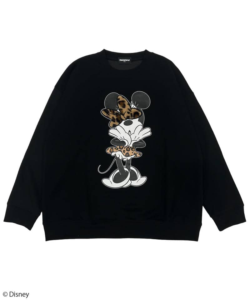【Disney】ミニーマウス/スウェット(PONEYCOMB TOKYO) 詳細画像 ブラック 1