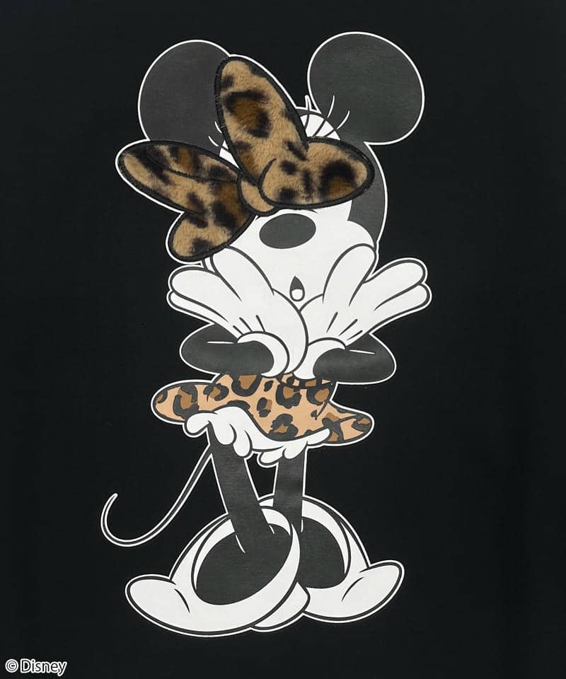 【Disney】ミニーマウス/スウェット(PONEYCOMB TOKYO) 詳細画像 ブラック 2