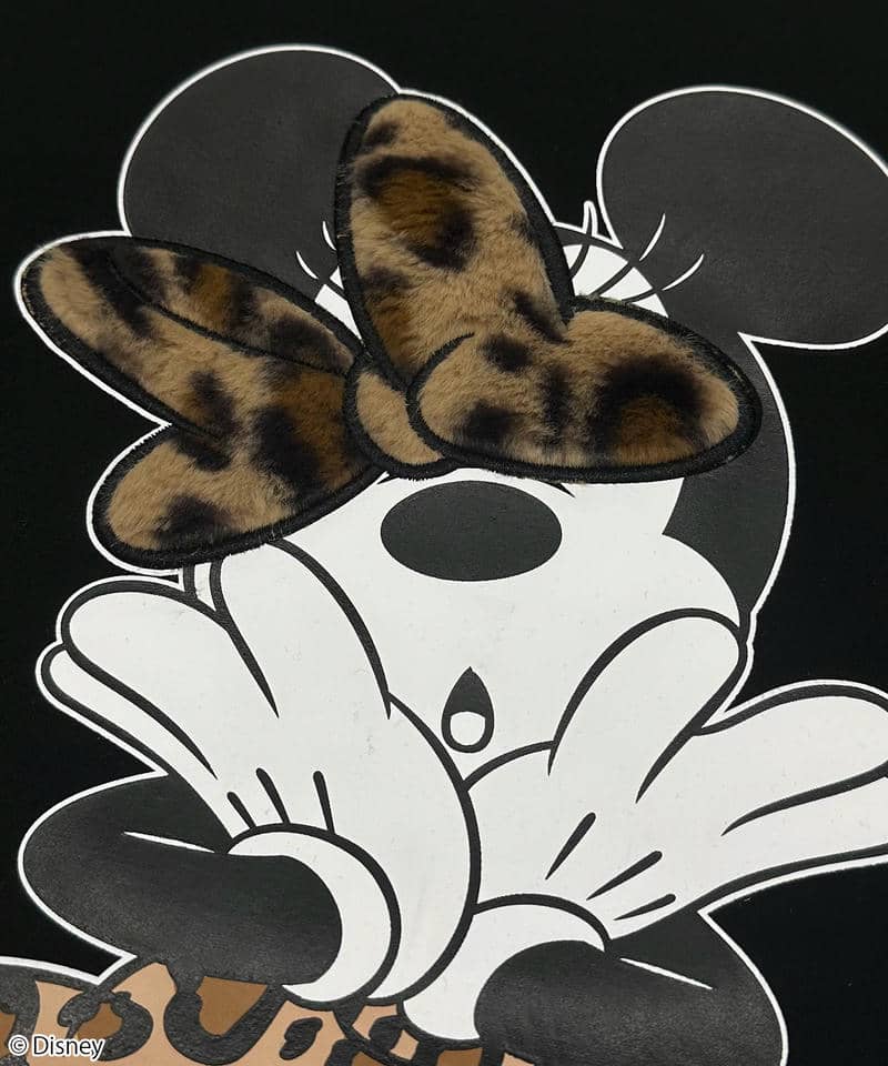 【Disney】ミニーマウス/スウェット(PONEYCOMB TOKYO) 詳細画像 ブラック 3