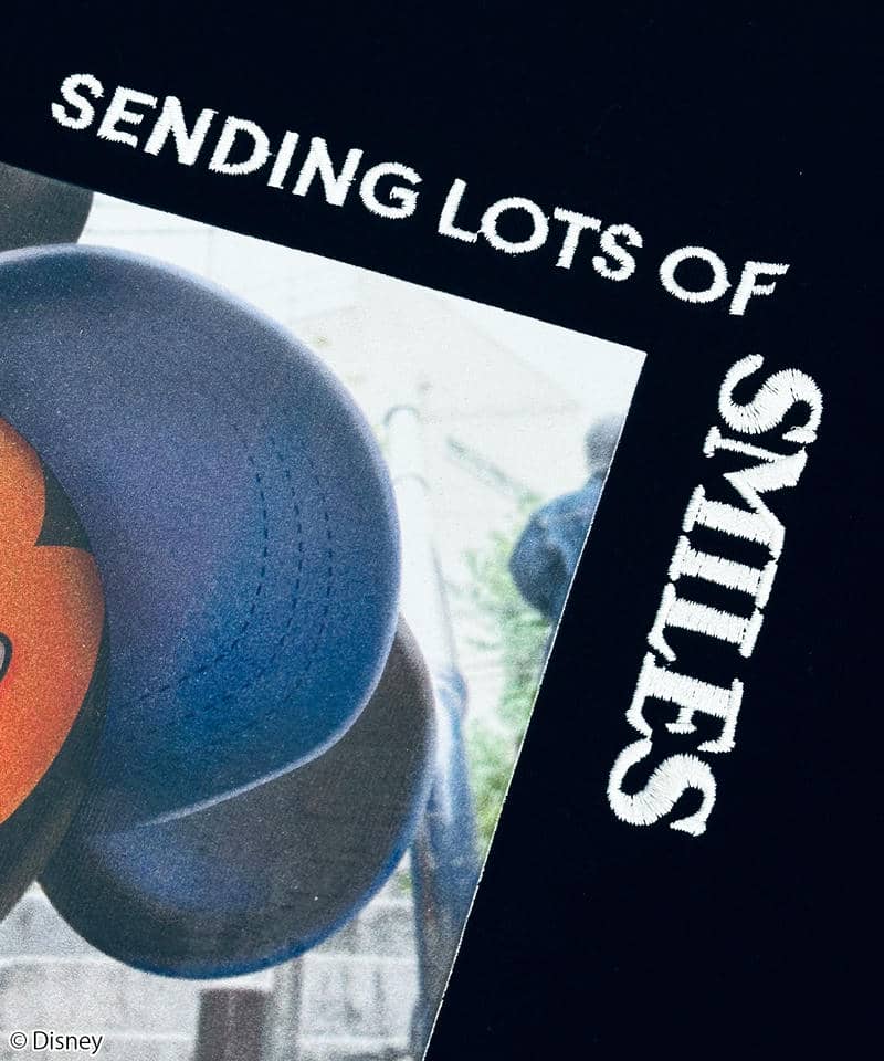 【Disney】ミッキー＆チップ＆デール/スウェット(PONEYCOMB TOKYO) 詳細画像 ブラック 4