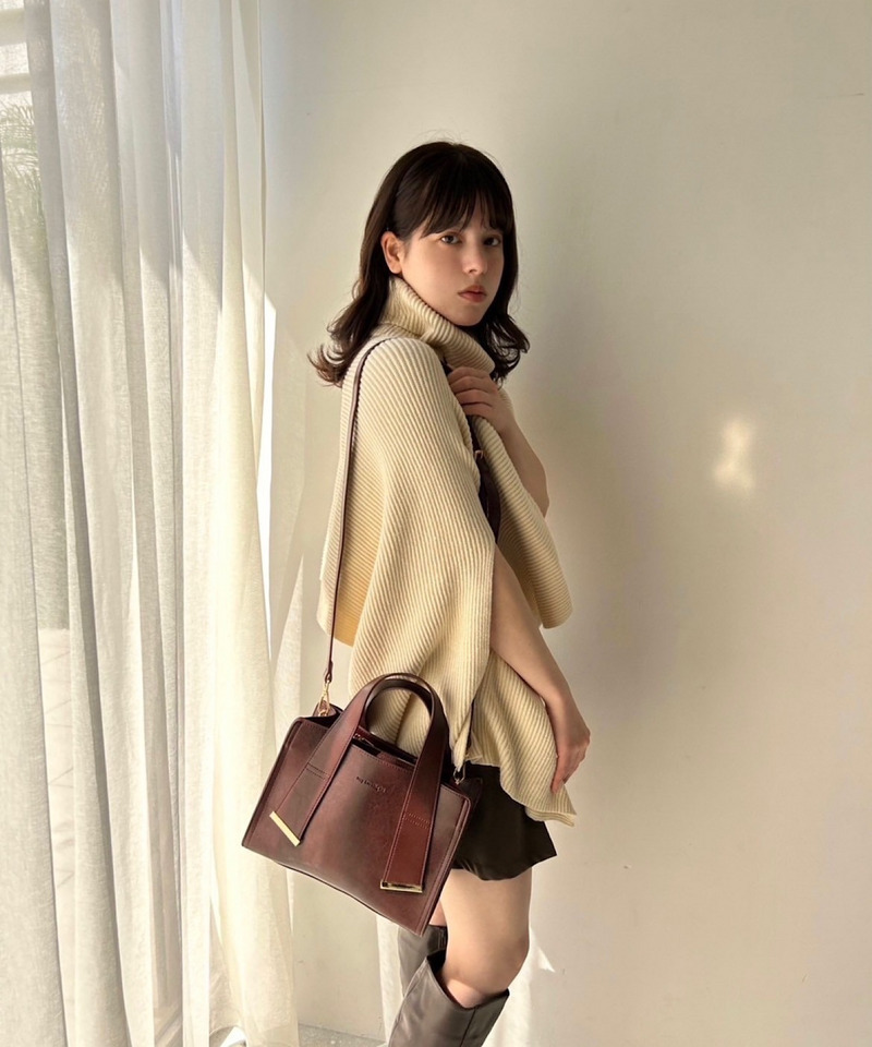 mytwilight 2way ボリュームハンドルバッグ 詳細画像 ボルドー 10