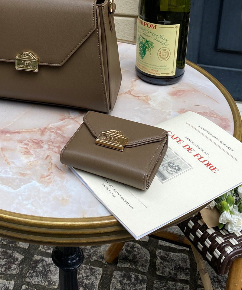 mytwilight PARIS モチーフミニウォレット 詳細画像 グレイッシュベージュ 2