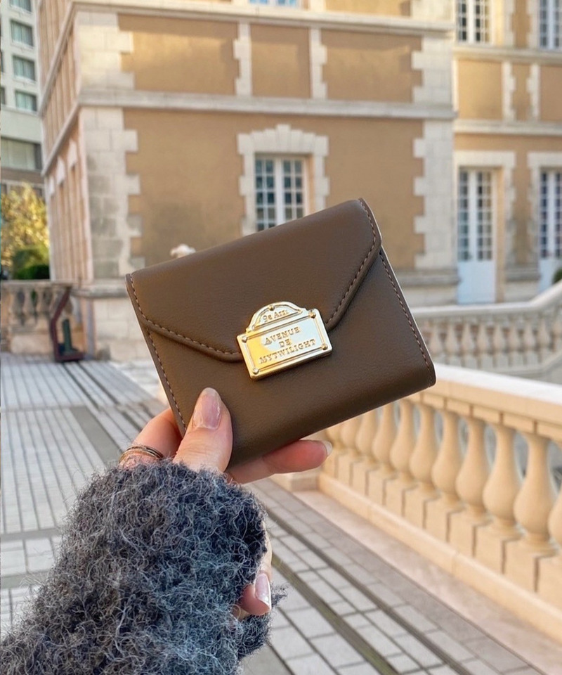 mytwilight PARIS モチーフミニウォレット 詳細画像 グレイッシュベージュ 3