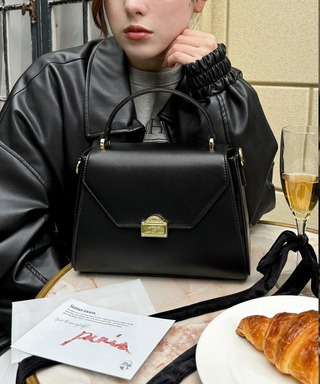 mytwilight PARIS モチーフ台形ミニバッグ