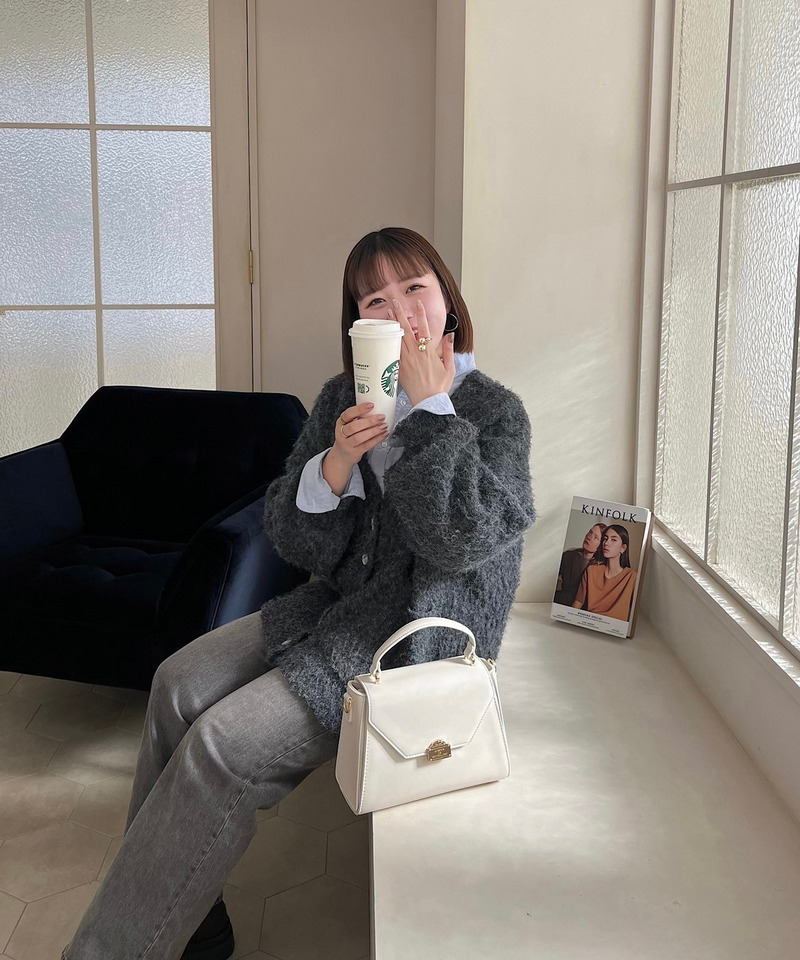 mytwilight PARIS モチーフ台形ミニバッグ 詳細画像 ホワイト 11