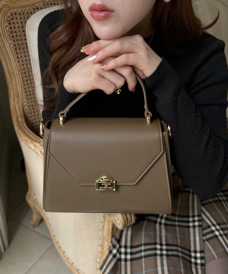 mytwilight PARIS モチーフ台形ミニバッグ 詳細画像 グレイッシュベージュ 1
