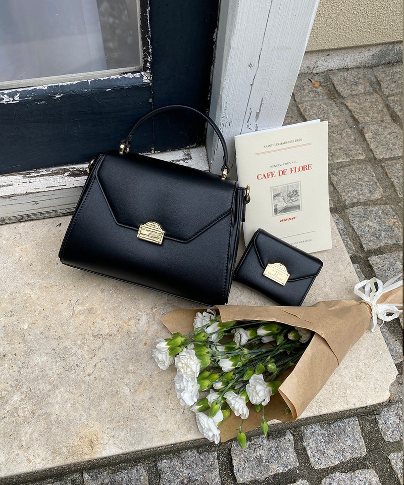 mytwilight PARIS モチーフ台形ミニバッグ 詳細画像 ブラック 2