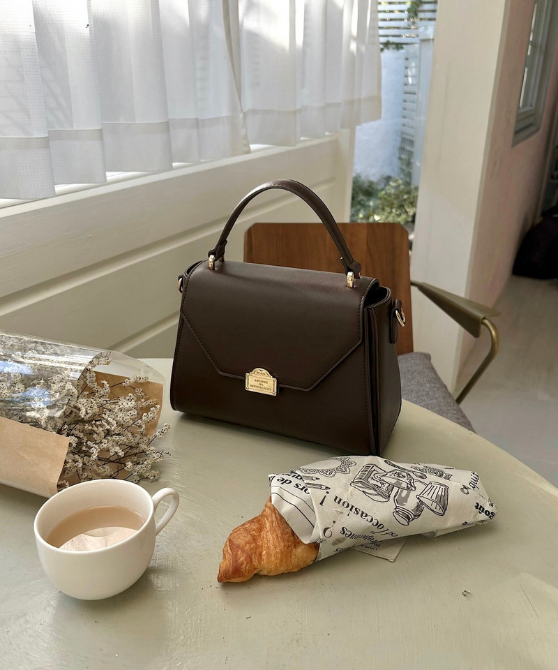 mytwilight PARIS モチーフ台形ミニバッグ 詳細画像 ダークブラウン 13